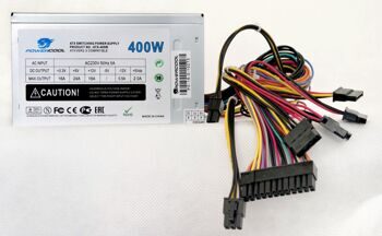 Блок питания ATX 400W PowerCool 80mm (SCP)\(OVP)\(OCP)\(UVP)\24+4\ 20+4 pin, ATX 12V v.2.3 OEM